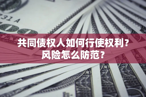 北京共同债权人如何行使权利？风险怎么防范？