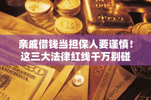 北京亲戚借钱当担保人要谨慎！这三大法律红线千万别碰