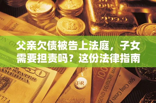 北京父亲欠债被告上法庭，子女需要担责吗？这份法律指南必须看完