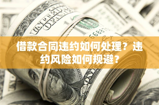 北京借款合同违约如何处理？违约风险如何规避？
