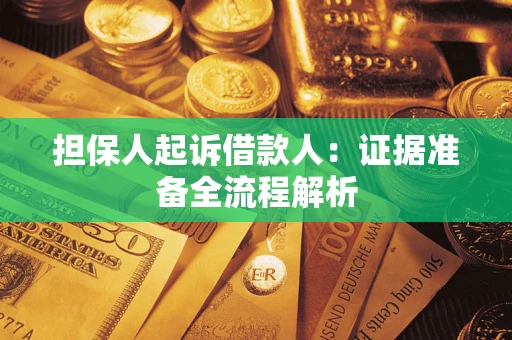 北京担保人起诉借款人：证据准备全流程解析