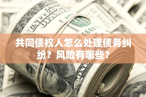 北京共同债权人怎么处理债务纠纷？风险有哪些？